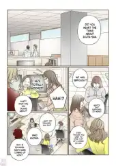 Webtoon dialogue page translated into the selected language with Scan Translator