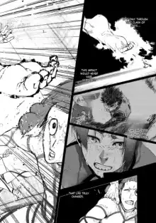 Sports manga page translated into the selected language with Scan Translator