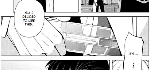 A translated manga panel