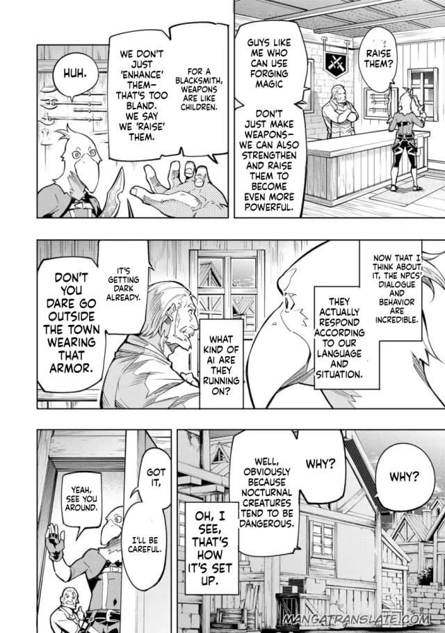 Dense manga page: MangaTranslate, Japanese to English test image